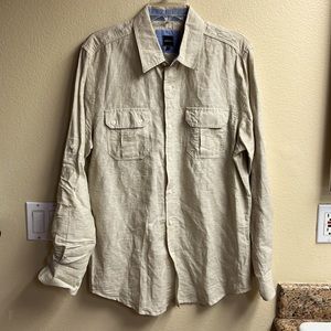 Anthropology Azulu men’s linen shirt